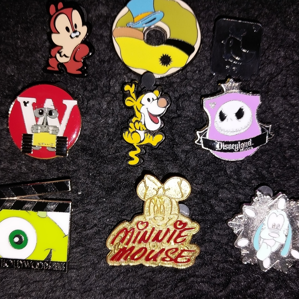 Disney character pins